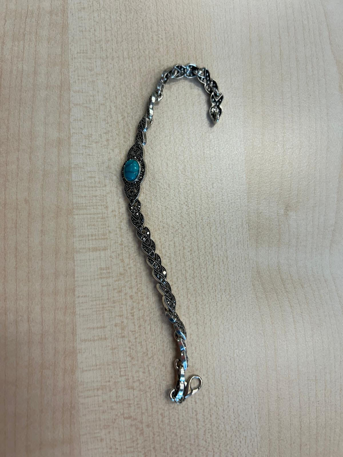 ketting blauwe hanger