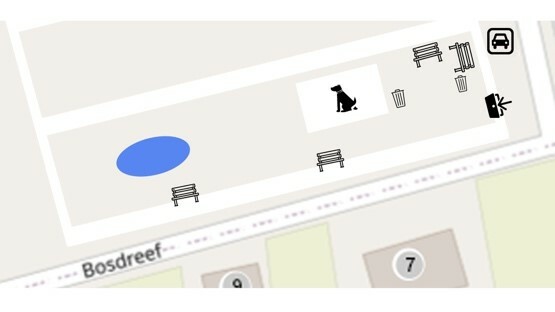 plattegrond hondenloopweide