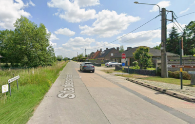 Houthulststraat naar Staden onderbroken
