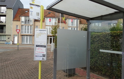 Bushalte Markt is verhuisd
